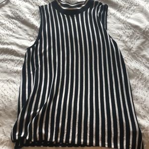 Rag and bone high neck sleeveless shirt